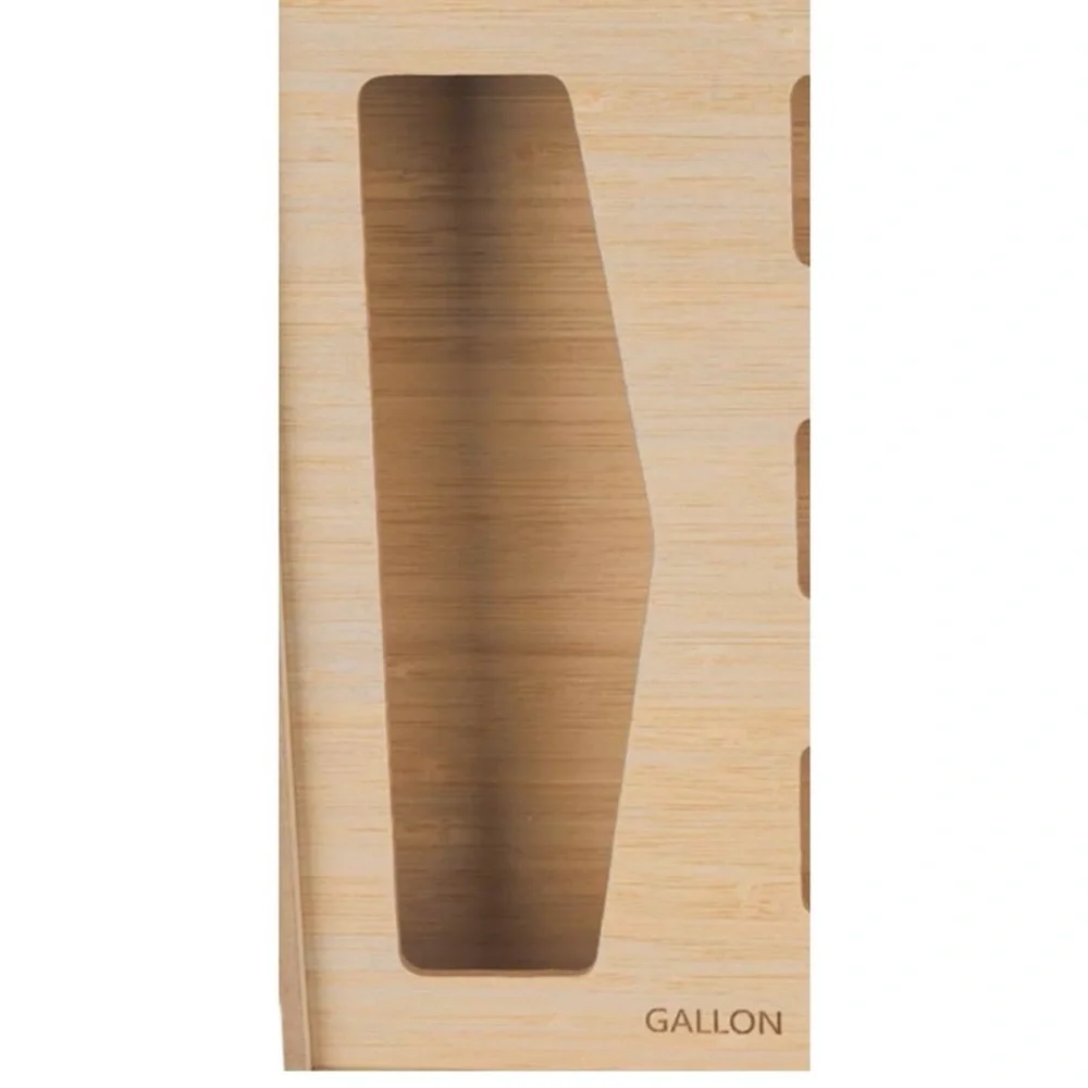 Bamboo Food Storage Bag Organizer